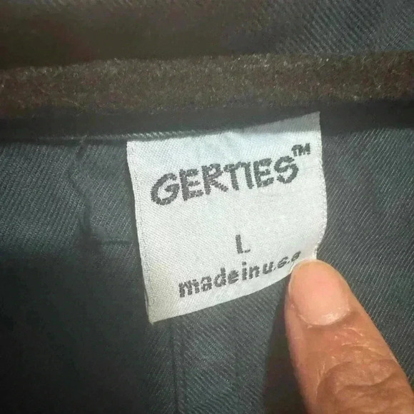 Gerties Button Up Shirt Lyocell Tencel Size Large Artsy Lagenlook Boxy Blouse - Picture 3 of 5